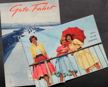 "Gute Fahrt Junior" Volkswagen Magazine 1960 + Kodak brochure (4363)